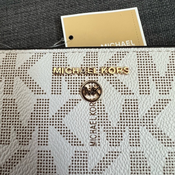 NWT MICHAEL KORS JET SET LARGE TOP ZIP CONTINENTAL WALLET - Picture 2 of 7
